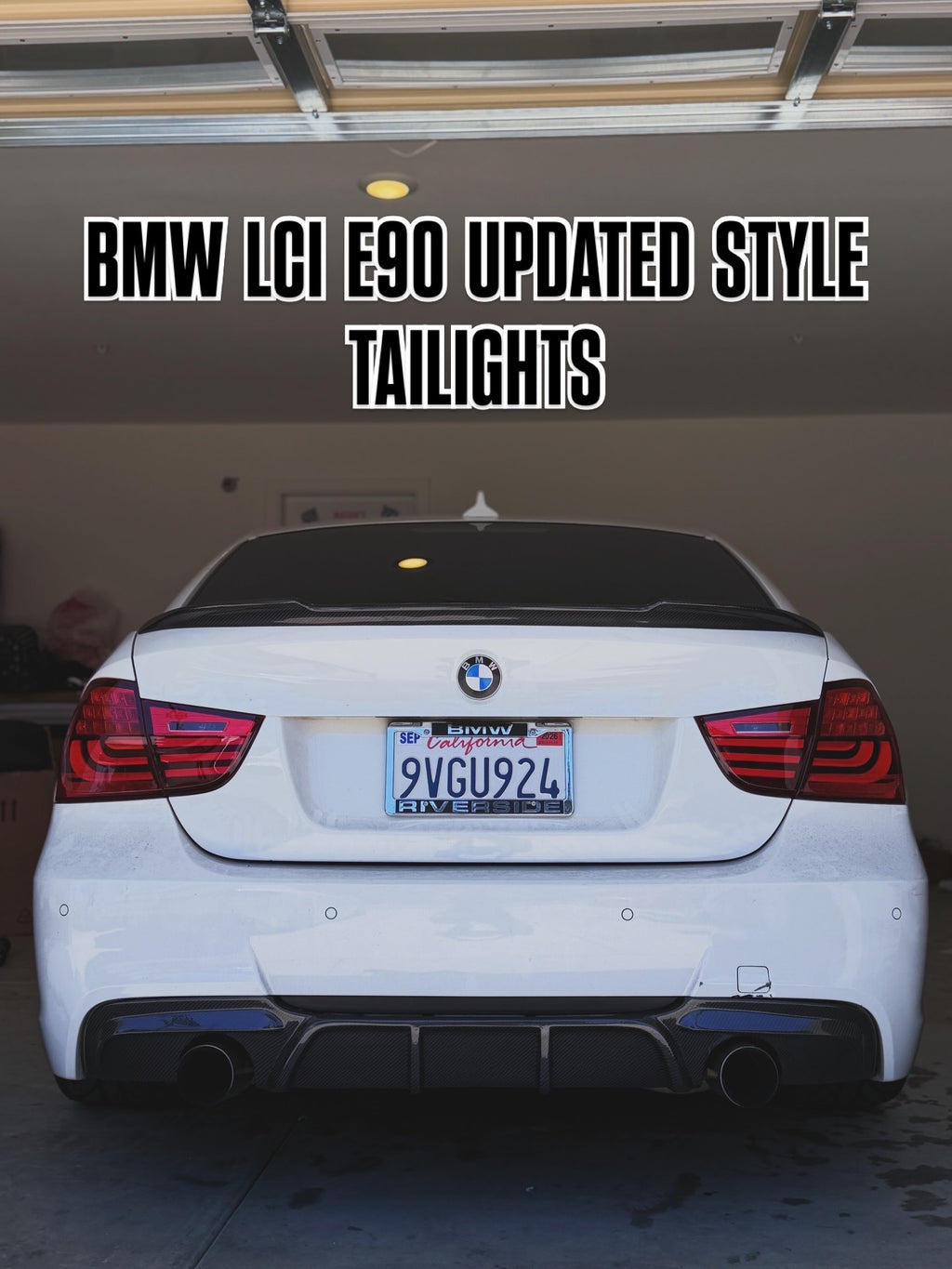 BMW LCI E90 updated style taillights