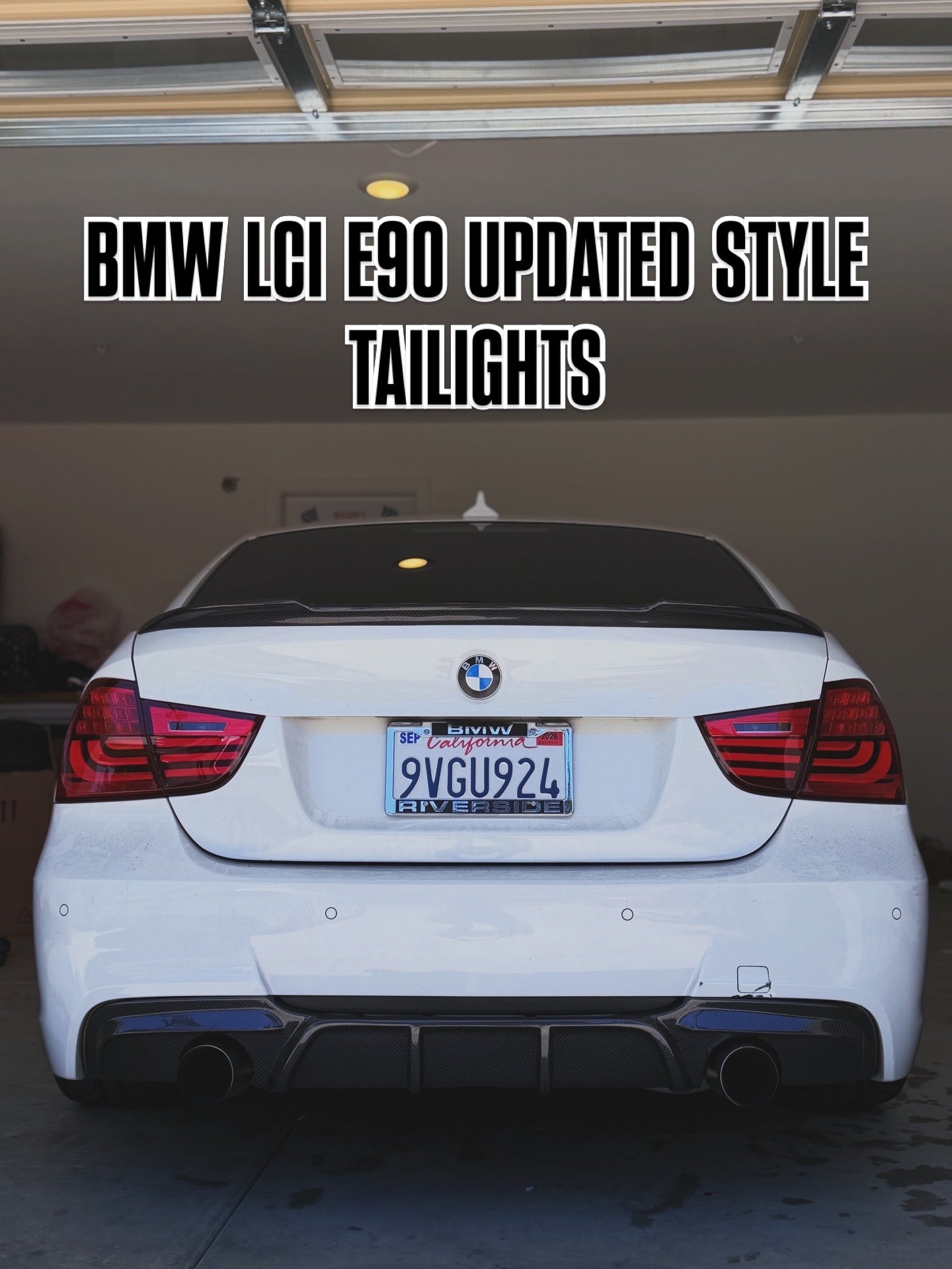 BMW LCI E90 updated style taillights