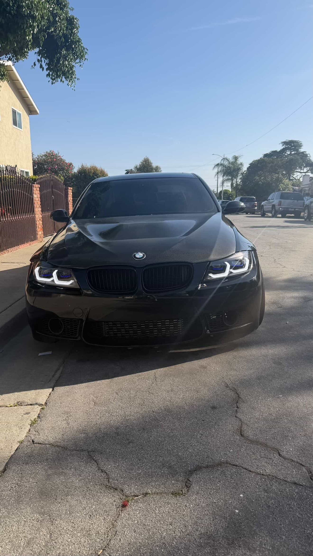 BMW E90 3 series Dual Color Switch Laser Style headlights