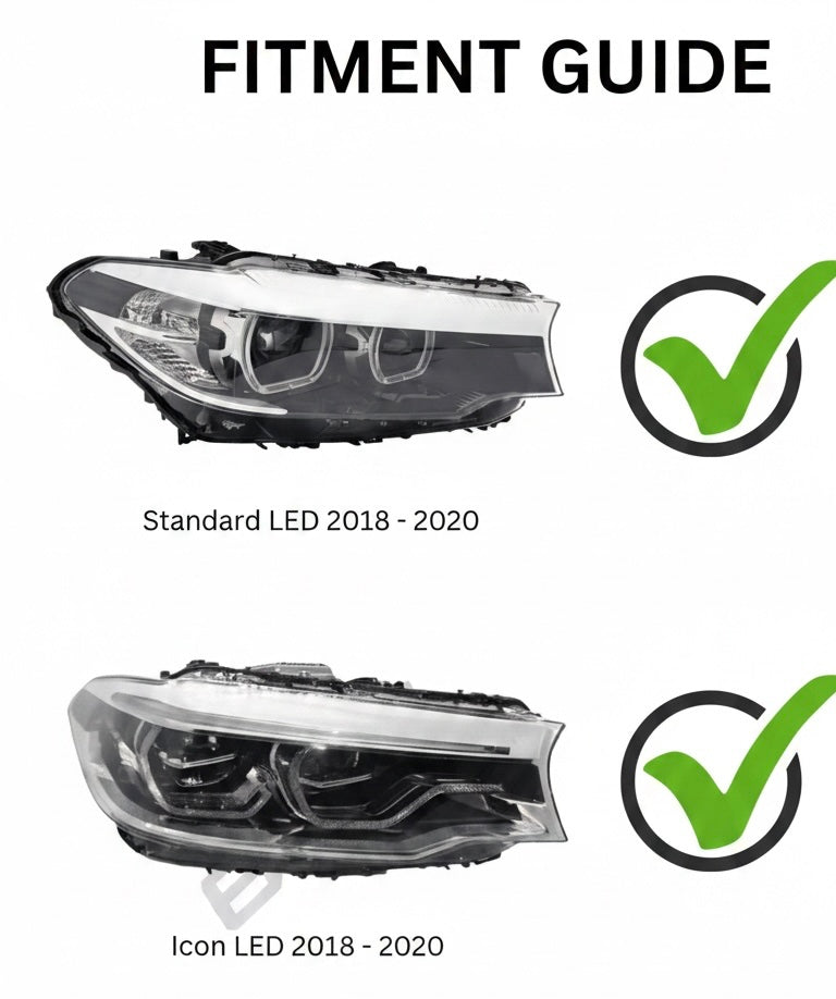 BMW F90 M5 G30 5 SERIES OEM STYLE HEADLIGHT CSL YELLOW/WHITE 2018 - 2020