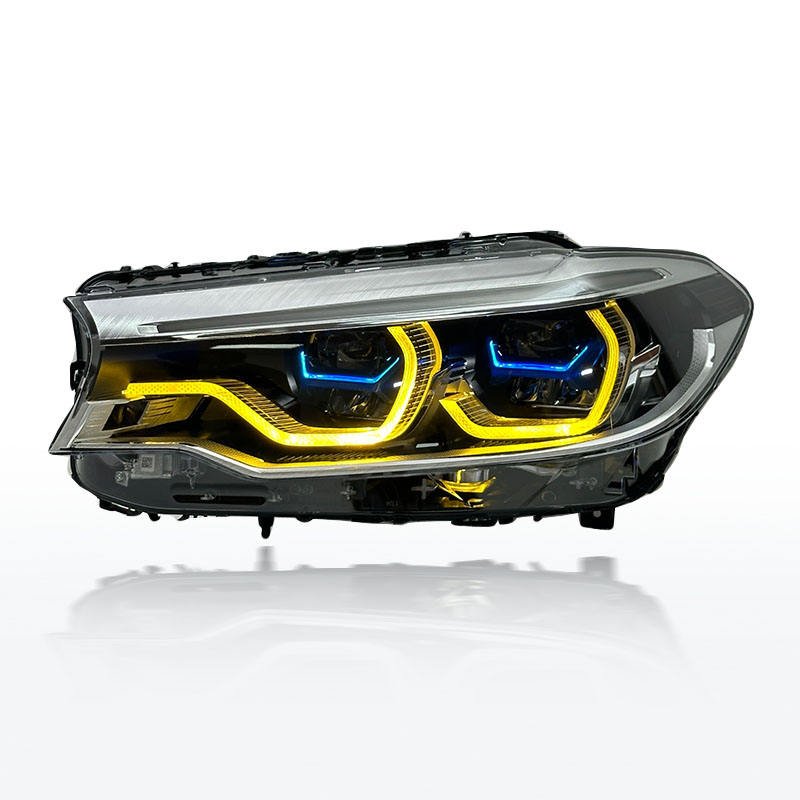 BMW F90 M5 G30 5 SERIES OEM STYLE HEADLIGHT CSL YELLOW/WHITE 2018 - 2020
