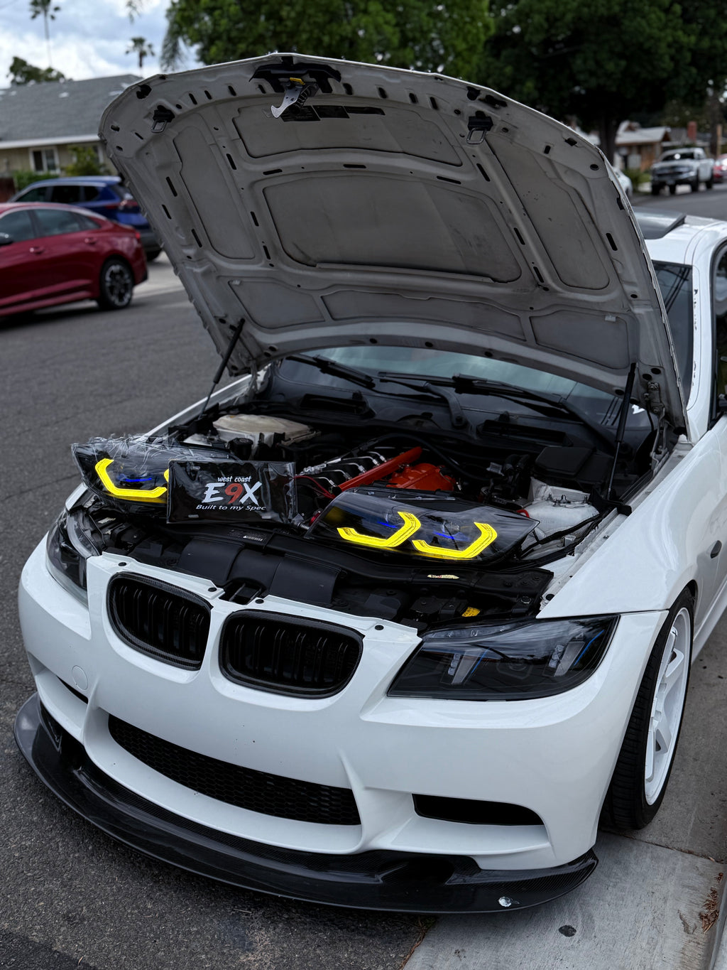 BMW E90 3 series Dual Color Switch Laser Style headlights