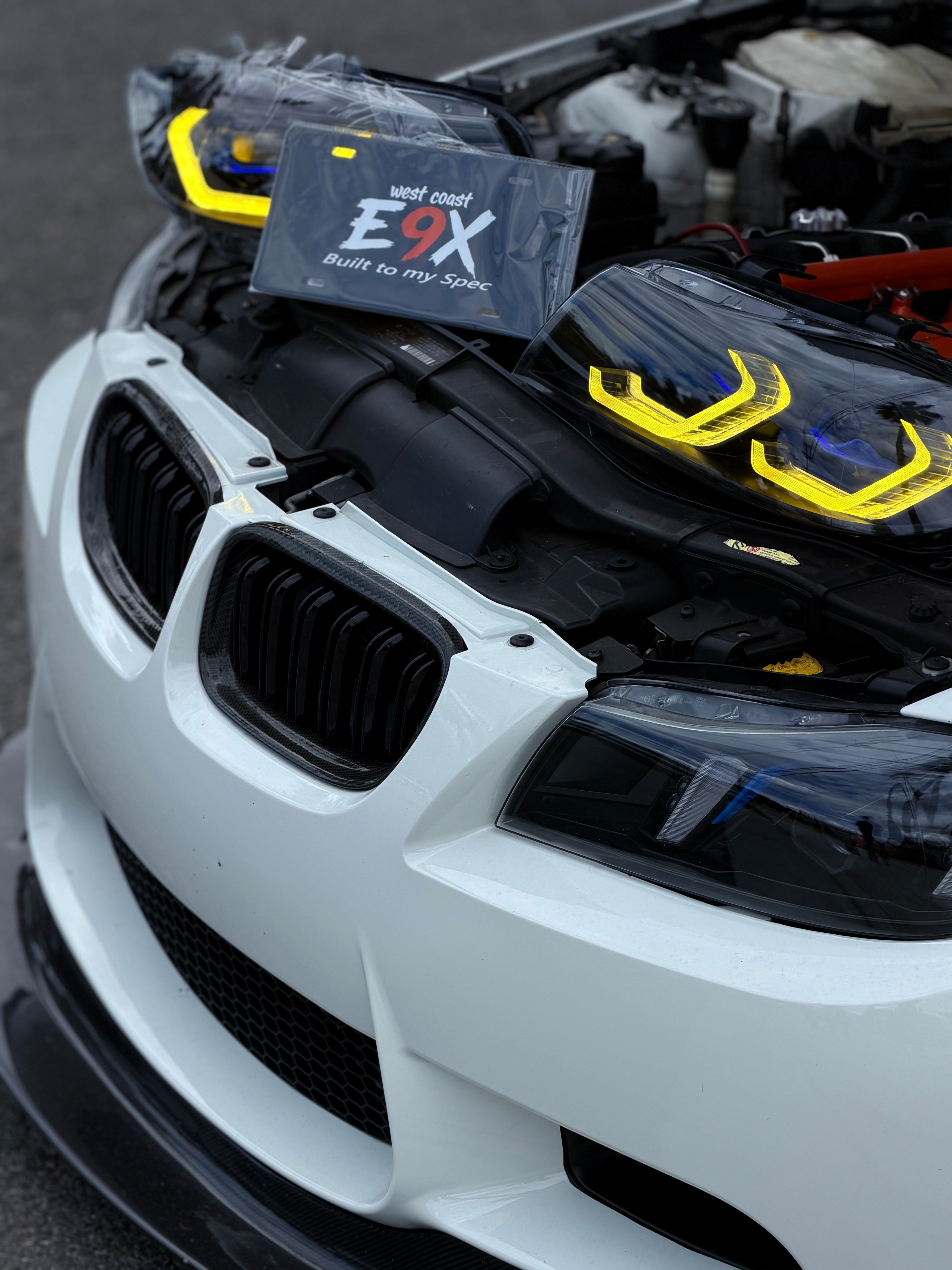 BMW E90 3 series Dual Color Switch Laser Style headlights
